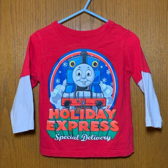 Vintage Thomas & Friends “Holiday Express Special Delivery” Shirt – 18M (2010) - Picture 1 of 9